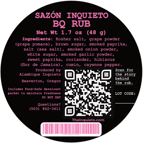 Sazón Inquieto | BQ Rub